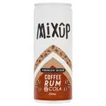 Mix Up Premium Mixed Coffee Rum & Cola/Apple Rum, Lime & Ginger 250Ml £1 With the Shopmium App