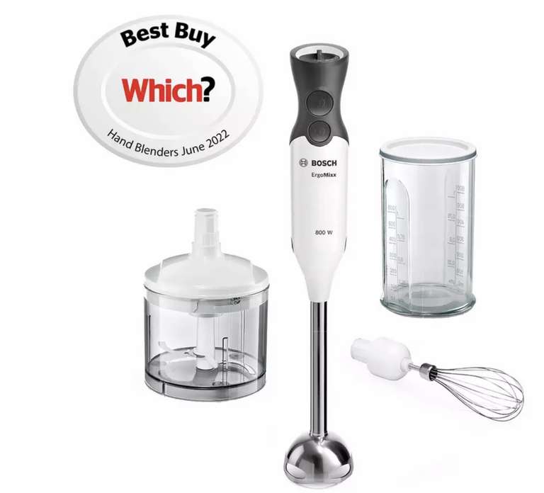 Bosch MS6CA4150G ErgoMixx Hand Blender £35 with free click and collect @ Argos