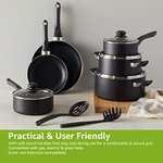 Amazon Basics 15-Piece Non-Stick Cookware Set, Black £61.93 @Amazon