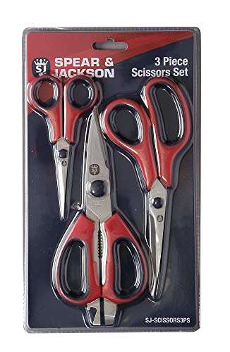 Spear & Jackson Scissor Set, 3 Pieces £6.99 @ Amazon