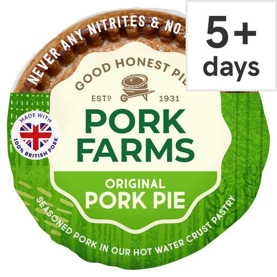 Pork Farms Medium Pork Pie - £1.20 Clubcard Price @ Tesco
