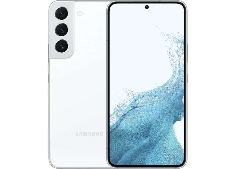 Samsung Galaxy S22 256GB White Smartphone + 30GB 5G Vodafone Data (+ 12 Months Disney+) - £26p/m + £19 Upfront With Code - £643 @ E2Save
