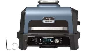 Ninja Woodfire Pro Connect XL Electric BBQ Grill & Smoker + Free Adjustable Stand