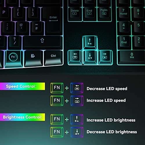 TECKNET Gaming Keyboard and Mouse Set - £18.99 Dispatches from Amazon Sold by BLUETREE