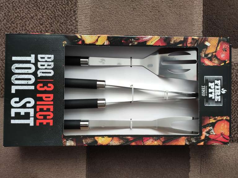 Firepit BBQ £1.50 for the tongs / £3 for the 3 piece set (Mansfield)
