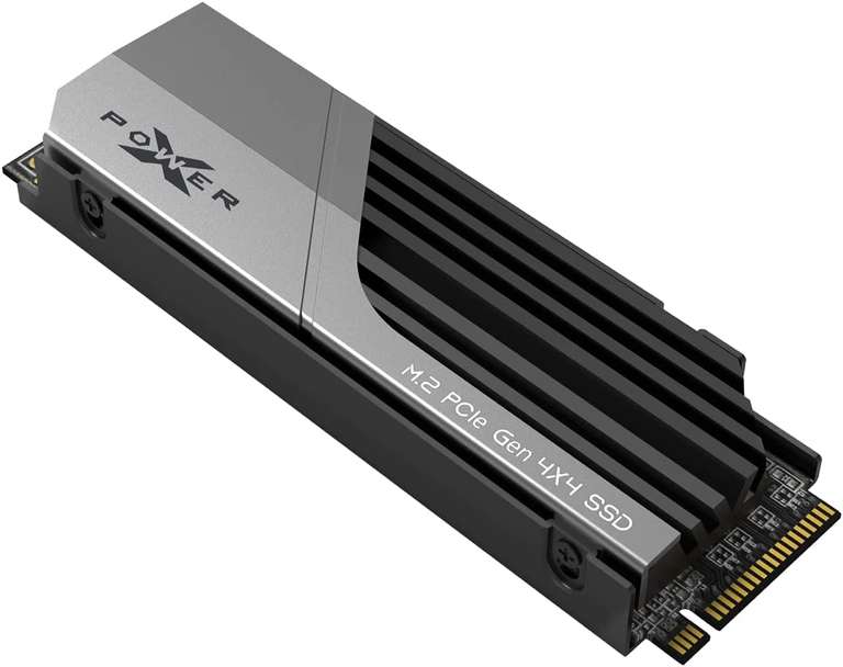 2TB Silicon Power XS70 SSD Nvme Gen4 M.2 TLC NAND with DRAM cache R/W 7,300/6,800 MB/s - £109.99 - Dispatched by Amazon/Sold by SP Europe