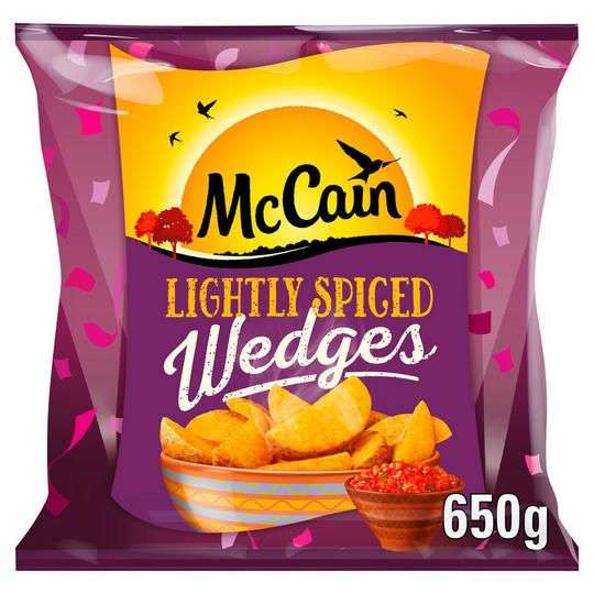 McCain Lightly Spiced Wedges 650g - Bonus card price - 89p @ Iceland