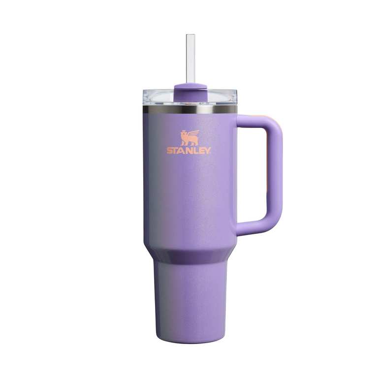Stanley Quencher H2.0 Flowstate Tumbler 1.2L Cold for 11 Hours Iced for 48 Hours Metal Water Bottle with Straw, Handle and Lid