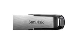 SanDisk Ultra Flair 128GB, USB 3.0, 150MB/s Read, Durable, Sleek Metal Casing, Silver/Black @ EU-Tech / FBA