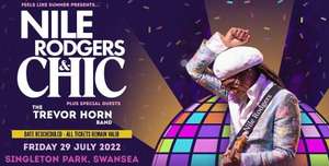 Tickets for Nile Rogers - Swansea - Fri 29th July - £7.50 Per Ticket @ Show Film First