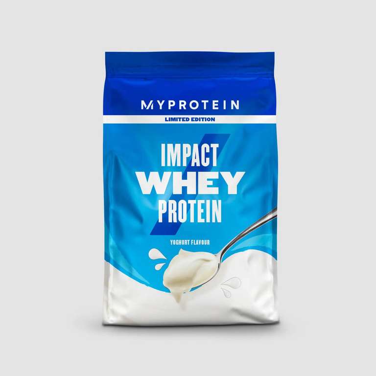 Myprotein Impact Whey Protein 1kg - Yoghurt - £8.39 with code + £3.99 delivery @ Myprotein