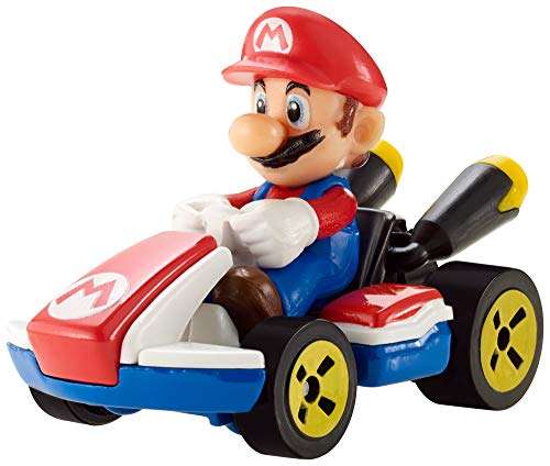 Hot Wheels GBG26 Mario Kart 1:64 Die-Cast Mario with Standard Kart Vehicle £4.69 @ Amazon