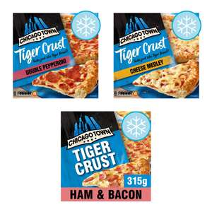Chicago Town Tiger Crust (Double Pepperoni / Cheese / Ham & Bacon) (Clubcard Price)