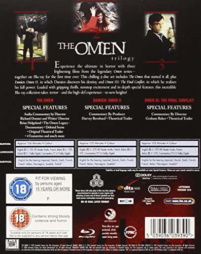 The Omen - Trilogy Blu Ray £12 @ Amazon