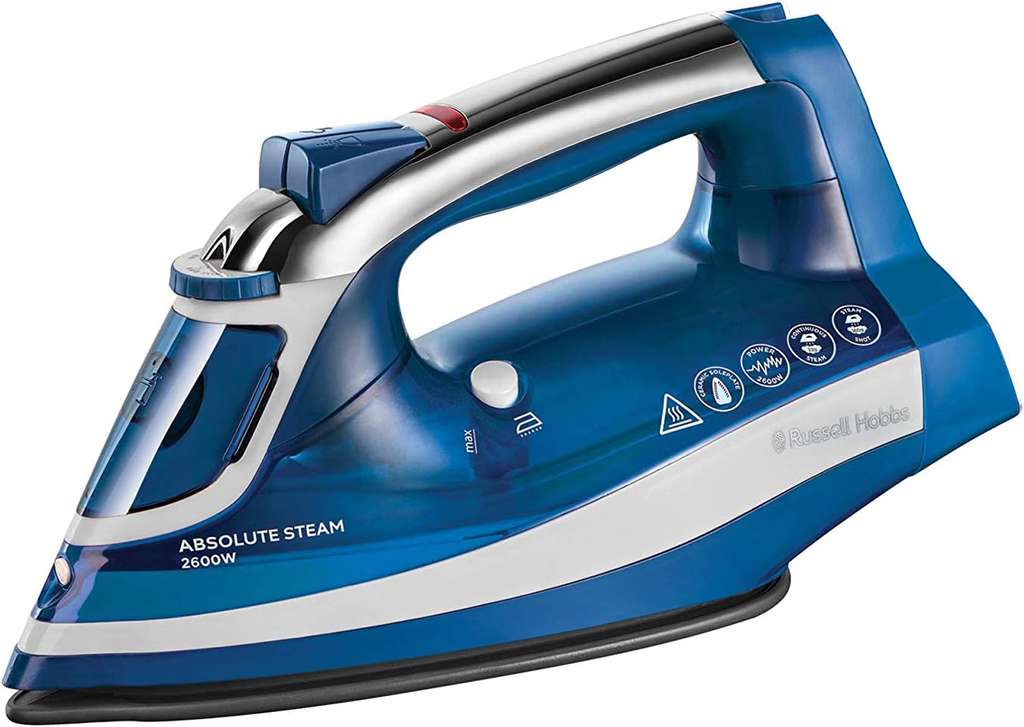 Russell Hobbs 25900 Absolute Steam Iron with Anti-Calc and Self Clean ...