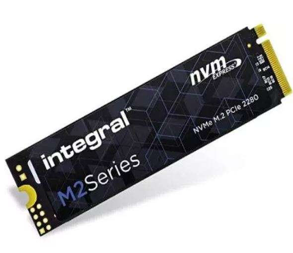 1TB - Integral (1000GB) SSD NVME M.2 2280 PCIe Gen3x4 R-3450MB/s W-3200MB/s TLC M2 SSD - £48.49 delivered @ MyMemory