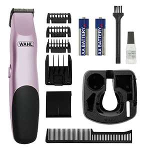 WAHL Trimmer for Women, Ladies Shavers, Female Hair Removal Methods, Bikini Trimming and Styling, Battery Operated, Personal Trimming Kit