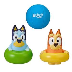 Bluey Official 3 Pack Bath Squirters Toy with Bluey, Bingo and Ball