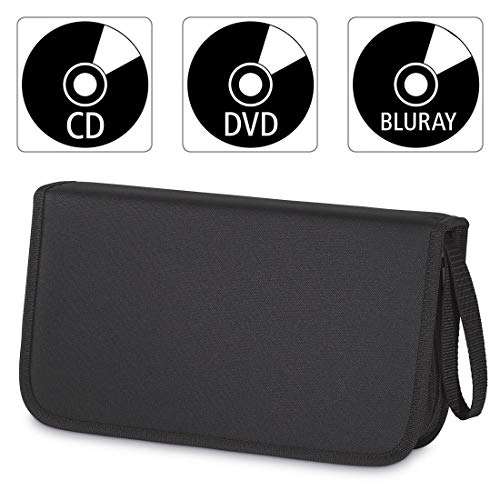 Hama CD Wallet for 104 Discs, CD/DVD/Blu-ray - £6.45 with voucher @ Amazon