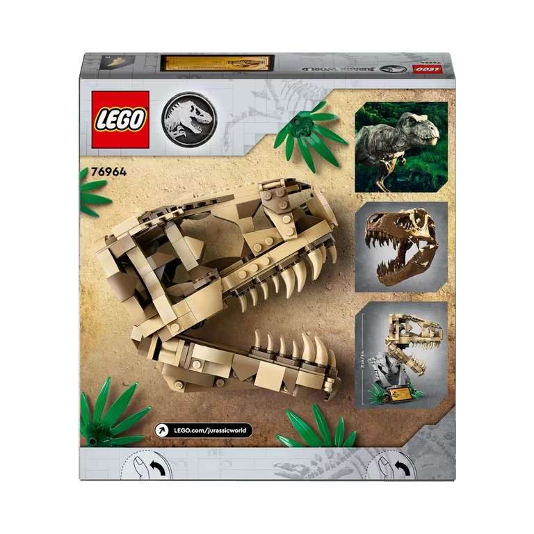 LEGO 76964 Jurassic World Dinosaur Fossils: T. rex Skull (Free C&C)