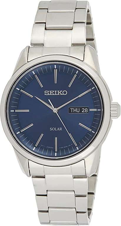 Seiko Solar Men's Stainless Steel Bracelet Watch £126.65 with code @ H Samuel