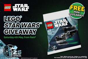 FREE Mini LEGO Star Wars Giveaway (in store 4th May)