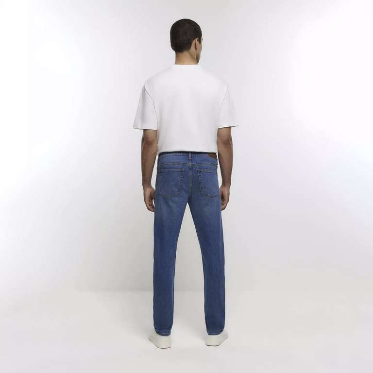 River Island Mens Slim Fit Jeans (Waist 30-36 / Short, Regular & Long Length) - W/Code - Sold By River Island