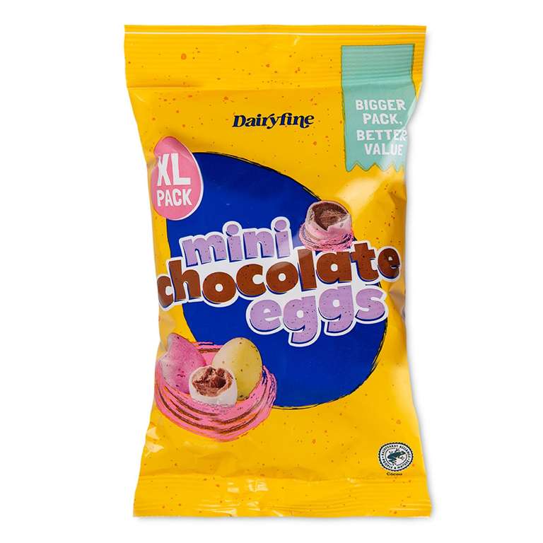 Dairyfine Chocolate Mini Eggs 80g / 270g (£1.49)