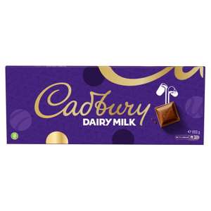 Cadbury Dairy Milk Chocolate Gift Bar, Extra-Large 850 g (£7.65 Max S&S)