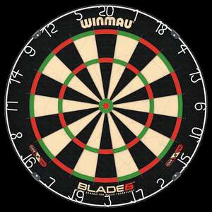 Winmau Blade 6 Professional Dartboard (Potentially £5 Off with marketing sign-up) Free Collection