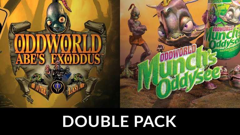 [Steam] Oddworld Abe's Exoddus + Munch's Oddysee Double Pack (PC) - 74p @ Fanatical