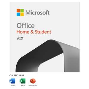 Microsoft Home & Student 2021 | One-Time purchase for 1 PC or MAC Sold by Amazon Media EU S.à r.l.