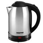 1.8L Cordless Stainless Steel Fast-Boil Electric Kettle - 2 Year Warranty - £12.59 Delivered With Code Stack @ Geepas