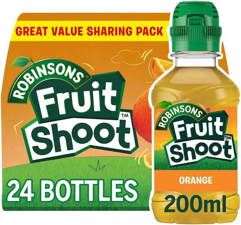 Robinsons Fruit Shoot Orange 24 x 200ml - W/Voucher - £4.56 / £3.92 S&S