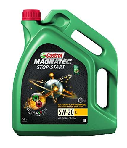 Castrol MAGNATEC Stop-Start 5W-20 E Engine Oil 5L - £14.99 @ Amazon