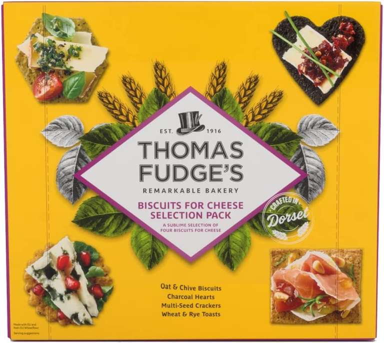 Thomas Fudge's Biscuits For Cheese 300g, £1 @ Tesco Hanley