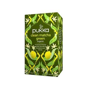 Pukka Herbs, Clean Matcha Green Organic Herbal Tea / Cleanse Organic Herbal Tea, 4 packs | 80 Sachets, £6 / £5.70 with S&S @ Amazon
