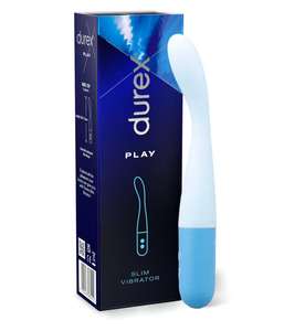 Durex Play Slim Vibrator Sex Toy - Waterproof 8 Vibrations + £1.50 C&C