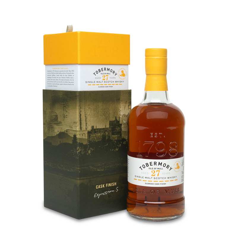 Tobermory 27 yr old Oloroso Cask Single Malt Whisky 70cl 53.1%