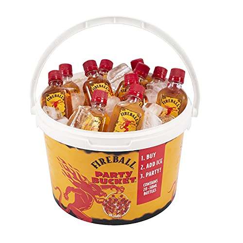 Fireball Cinnamon Whisky Liqueur Party Bucket, 20 x 50ml - £27.15 @ Amazon
