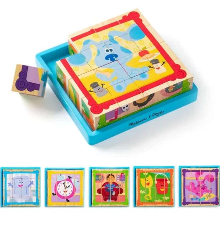Melissa & Doug Blue's Clues & You Wooden Cube Puzzle - £6.40 @ Amazon