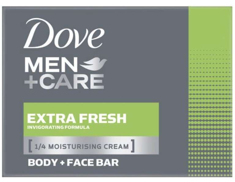 Dove Men+Care Body and Face Soap Bar 79p Free Click & Collect @ Superdrug