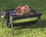 Asado uBer-Q Barbecue BBQ, Rotisserie, Grill Plate and Carry Bag Free Click & Collect