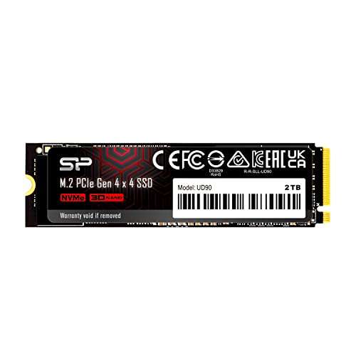 Silicon Power UD90 SSD by SP Europe @ Amazon 2TB NVMe Gen4 PCIe M.2 SSD - Sold By SP Europe FBA