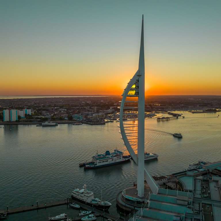 Entry to Spinnaker Tower Portsmouth - £10 Adult / £8 Kids (4-15 yrs) - via code