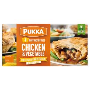 4-Pack Pukka Pies (Chicken + Veg) was £3 now £2 @ Food Warehouse (Liverpool)