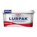 Lurpak Slightly Salted Spreadable / Lighter / Unsalted 500g £3.25 each (Nectar Price) @ Sainsburys