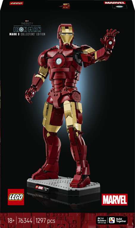 LEGO Marvel Iron Man Mark 3 Collectors' Edition Set 76344 (W/Voucher)