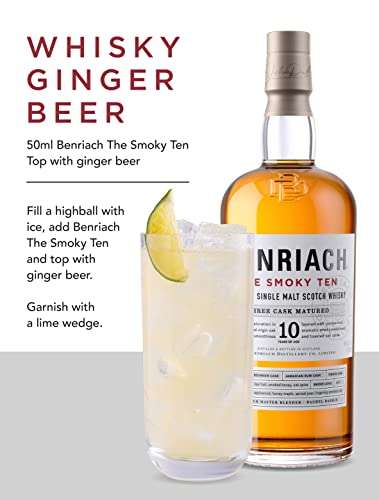 Benriach The Smoky Ten Single Malt Scotch Whisky, 70cl £32.30 @ Amazon
