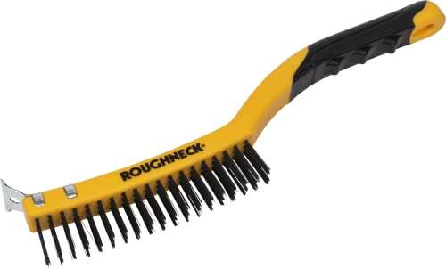 Roughneck ROU2030 Heavy Duty Wire Brush With Scraper - £4.75 @ Amazon